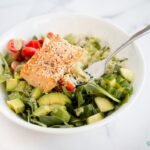 Salmon Bowls With Cilantro Lime Dressing