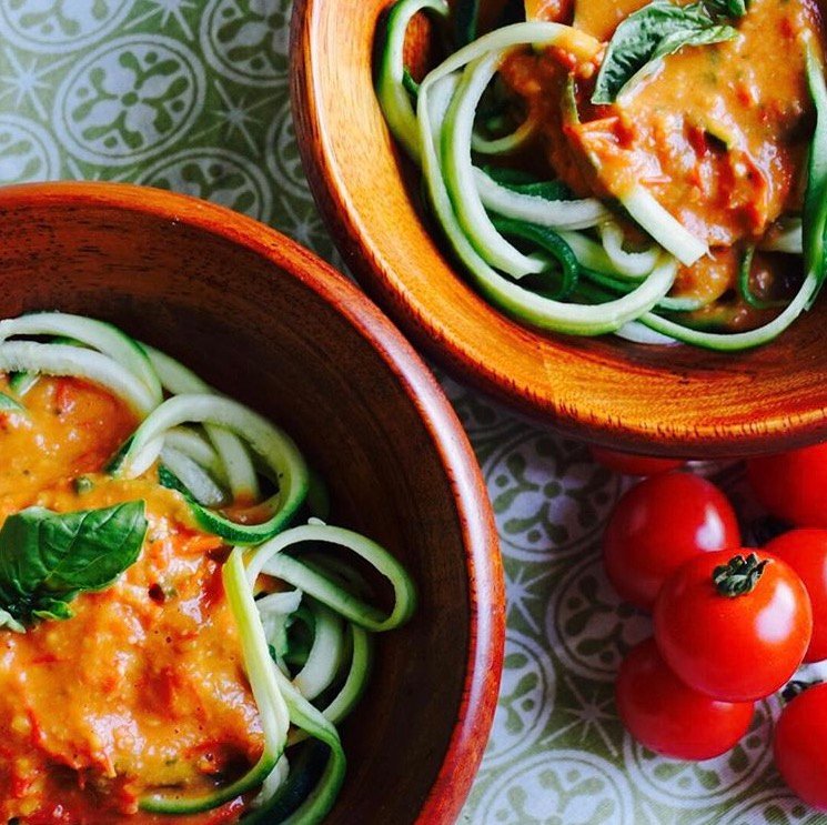 Zoodles with Spicy Grilled Tomato Sauce — Medical Weight Loss Clinic